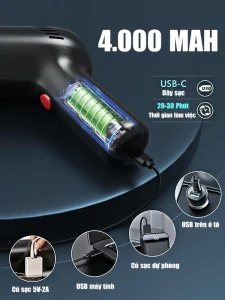 Máy hút bụi mini cho bàn phím